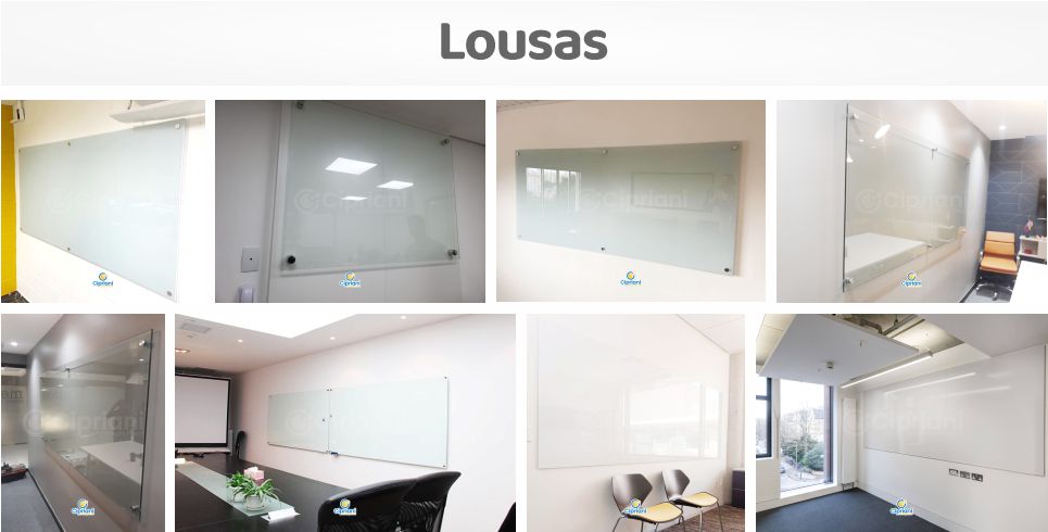 Lousas de Vidro e Acrílico