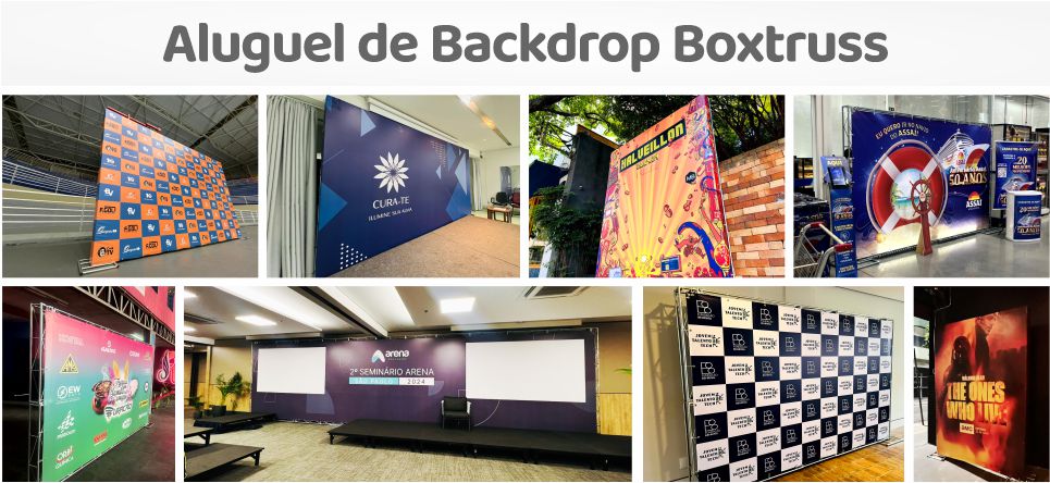 Aluguel de Backdrop