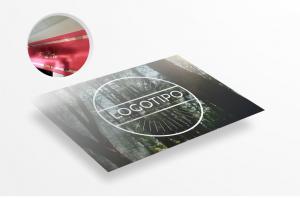 Adesivo Jateado Personalizado Vinil Transparente Fosco Personalizado Impressão Digital Personalizada  Corte Reto 