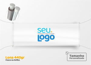 Faixa em Lona Personalizado Sob Medida Lona 440gr Personalizado Impressão Digital Personalizada Brilho ou Fosco Bastão e Cordas 