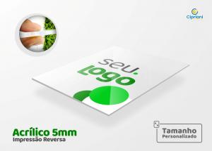 Placa de Acrílico Personalizada 5mm - Sob Medida Acrílico 5mm Incolor Personalizado Colorido CMYK Impressão Digital Corte Reto 