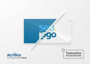Placa de Acrílico Personalizada Sob Medida Acrílico 5mm Incolor Personalizado Impressão Digital Personalizada Adesivo ou Acrílico Afastadores (Opcional) 