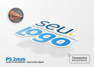 Placa de PS Personalizada 2mm - Corte Personalizado Placa de PS (Poliestireno) 2mm Personalizado Colorido CMYK Impressão Digital Corte Personalizado 