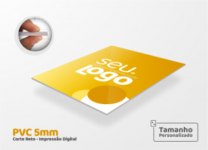 Placa de PVC Personalizada 5mm - Sob Medida Placa de PVC Expandido 5mm Personalizado Colorido CMYK Impressão Digital Corte Reto 