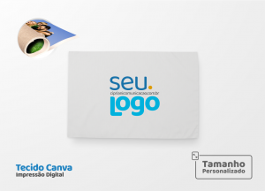 Tecido Canva Personalizado sob Medida - Por Metro Canva (Tela Texturizada) Personalizado Colorido CMYK Impressão Digital Corte Reto 